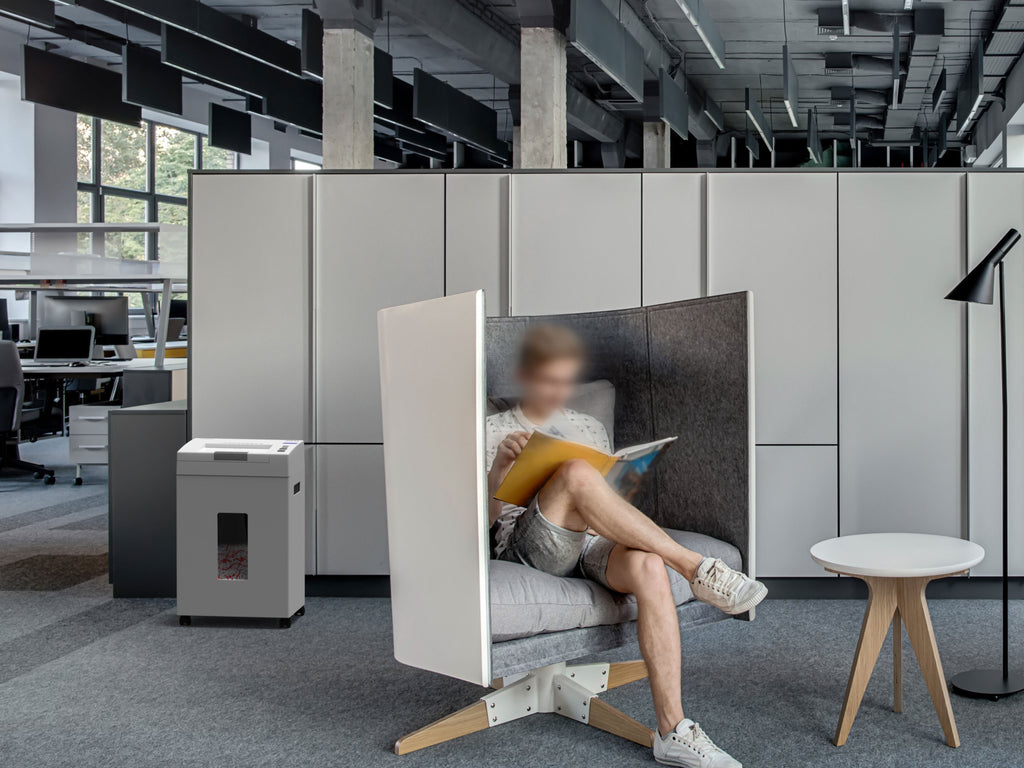 IDEAL evrak imha makinelerinin ofis içinde kullanım ortamı