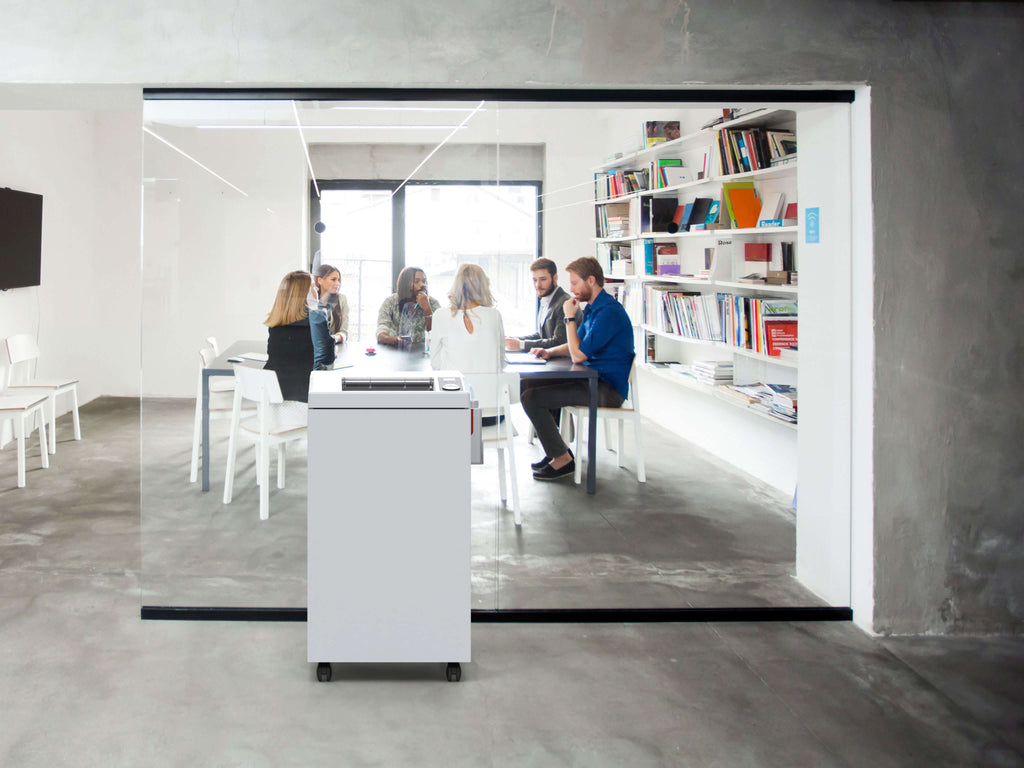 IDEAL evrak imha makinelerinin ofis içinde kullanım ortamı
